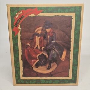 Cracker Barrel The Original Christmas‎ Collection Man And Women Figurine